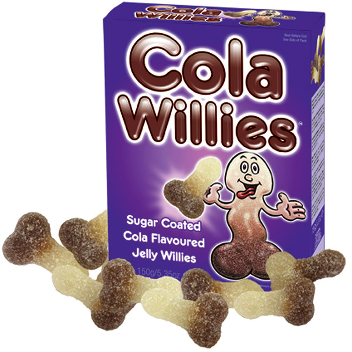 Cola Willies - Bonbons en forme de pénis au goût - Cola