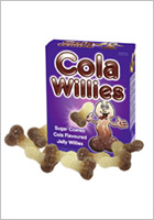 Cola Willies - Caramelle a forma di pene al gusto - Cola
