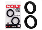 Anneaux péniens en silicone COLT Super Rings (2x)