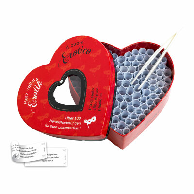 Herz voller Erotik |&nbsp;Erotisches Spiel für Paare | Deutsch und Italienisch