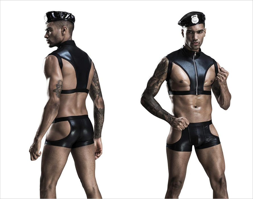 Costume Saresia sexy Poliziotto - 3 pezzi (S/L)
