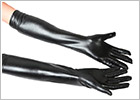 Guanti Wet Look Cottelli Collection - Nero (S/L)