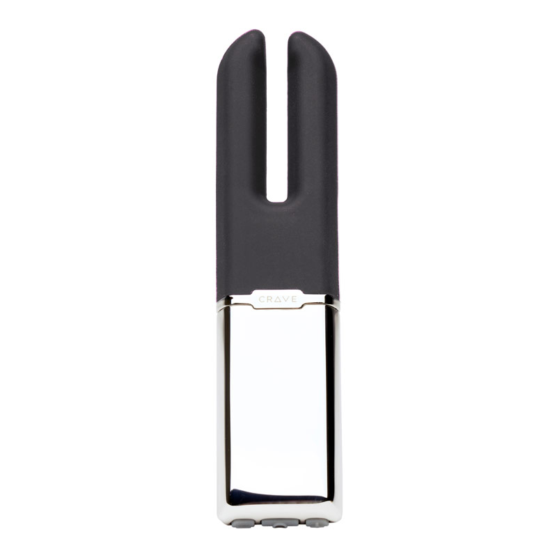 Crave Duet Vibrator - Schwarz & silber