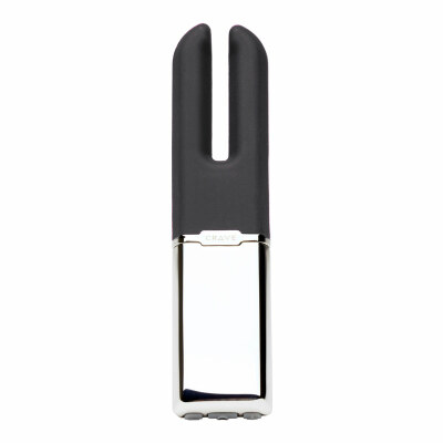 Vibromasseur Crave Duet - Noir & argent