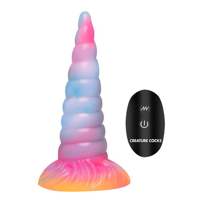 Creature Cocks Unicorn | Leuchtender Einhornhorn-Vibrator