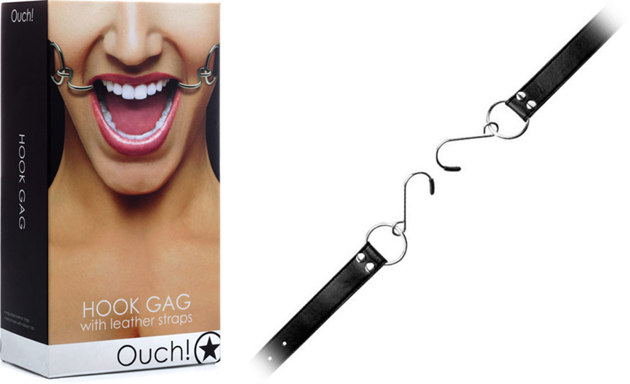 Ouch! oral hooks Hook Gag with leather straps