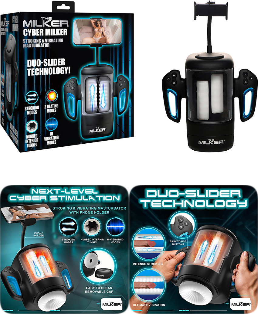 The Milker Cyber Miker | Vibrierender + stimulierender Masturbator