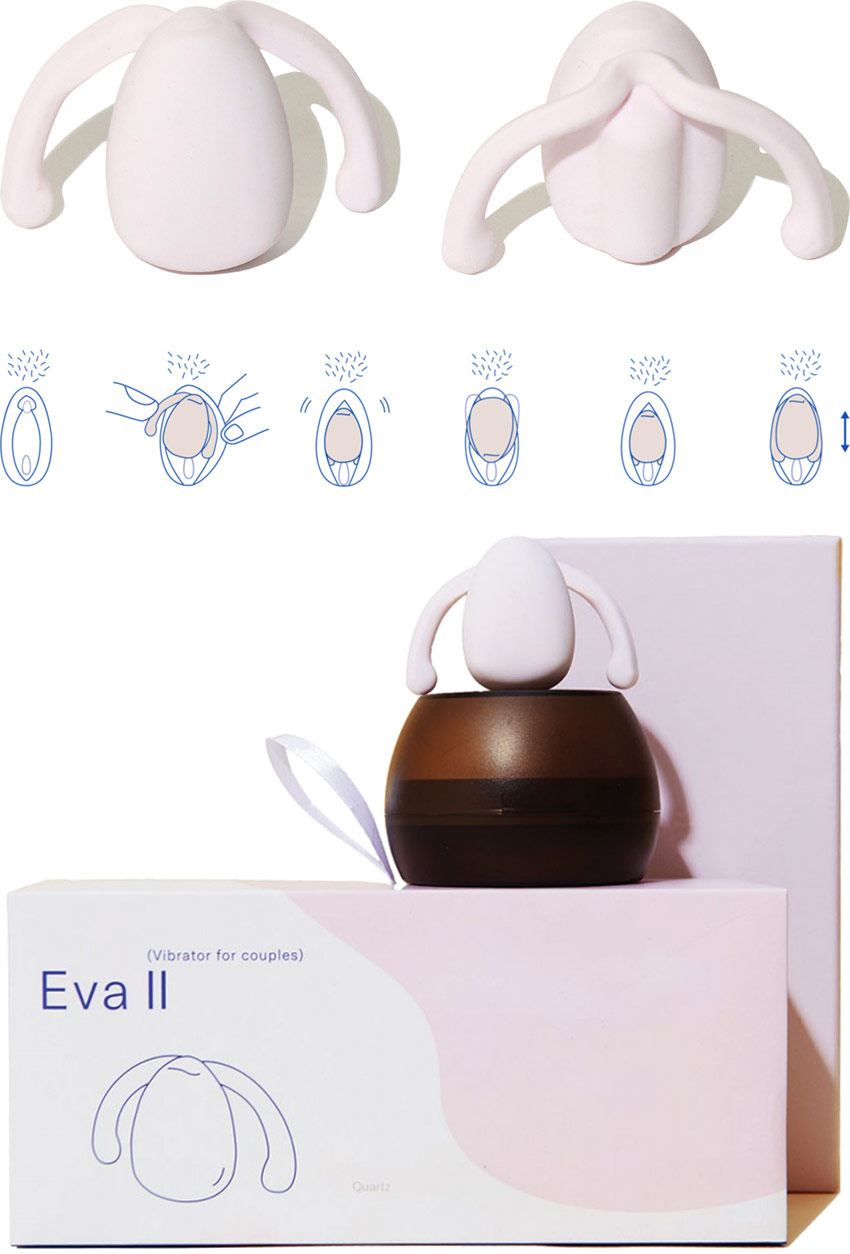 Eva II by DAME Couples' Clitoral Vibrator