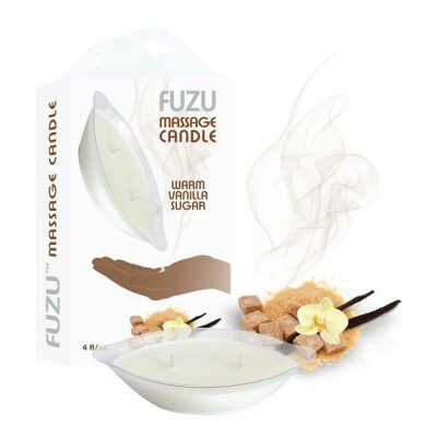 DeeVa Fuzu Warm Vanilla Sugar | Bougie de massage sucrée