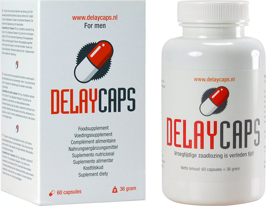 DelayCaps - Traitement contre l'éjaculation précoce - 60 capsules