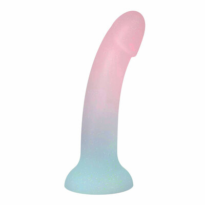 Love to Love Dildolls Galactica | Dildo mit Saugnapf rosa Glitzer