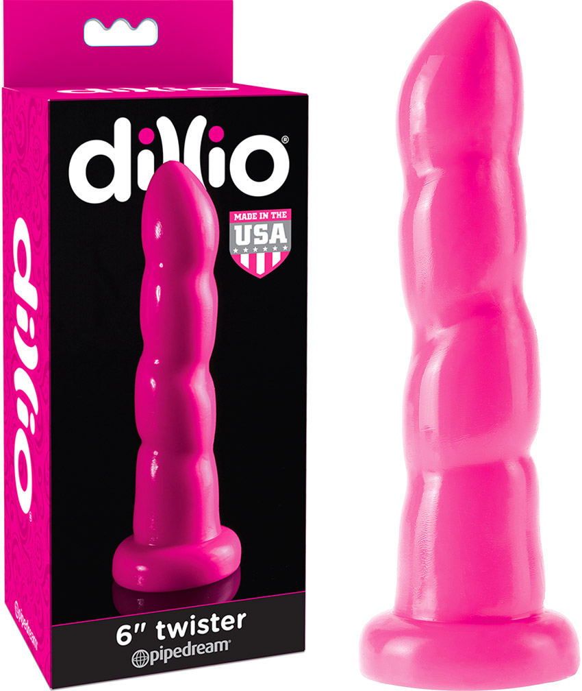 Dildo mit Saugfuss Dillio Twister - 15 cm