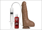 Doc Johnson Bust It Squirting Realistic Cock - 15 cm - Brown