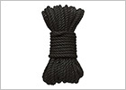 Corde bondage en chanvre Doc Johnson Kink Bind & Tie - Noir (15 m)