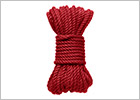 Corde bondage en chanvre Doc Johnson Kink Bind & Tie - Rouge (9 m)