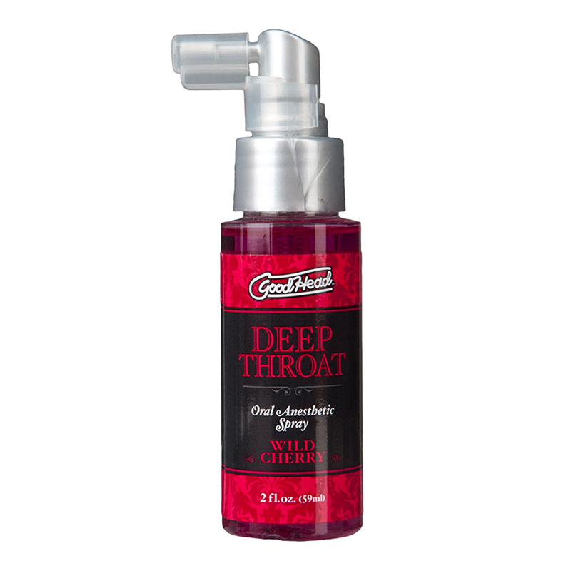 Spray pour gorge profonde cerise - Doc Johnson Deep Throat - KissKiss Spray pour gorge profonde cerise - Doc Johnson Deep Throat - KissKiss
