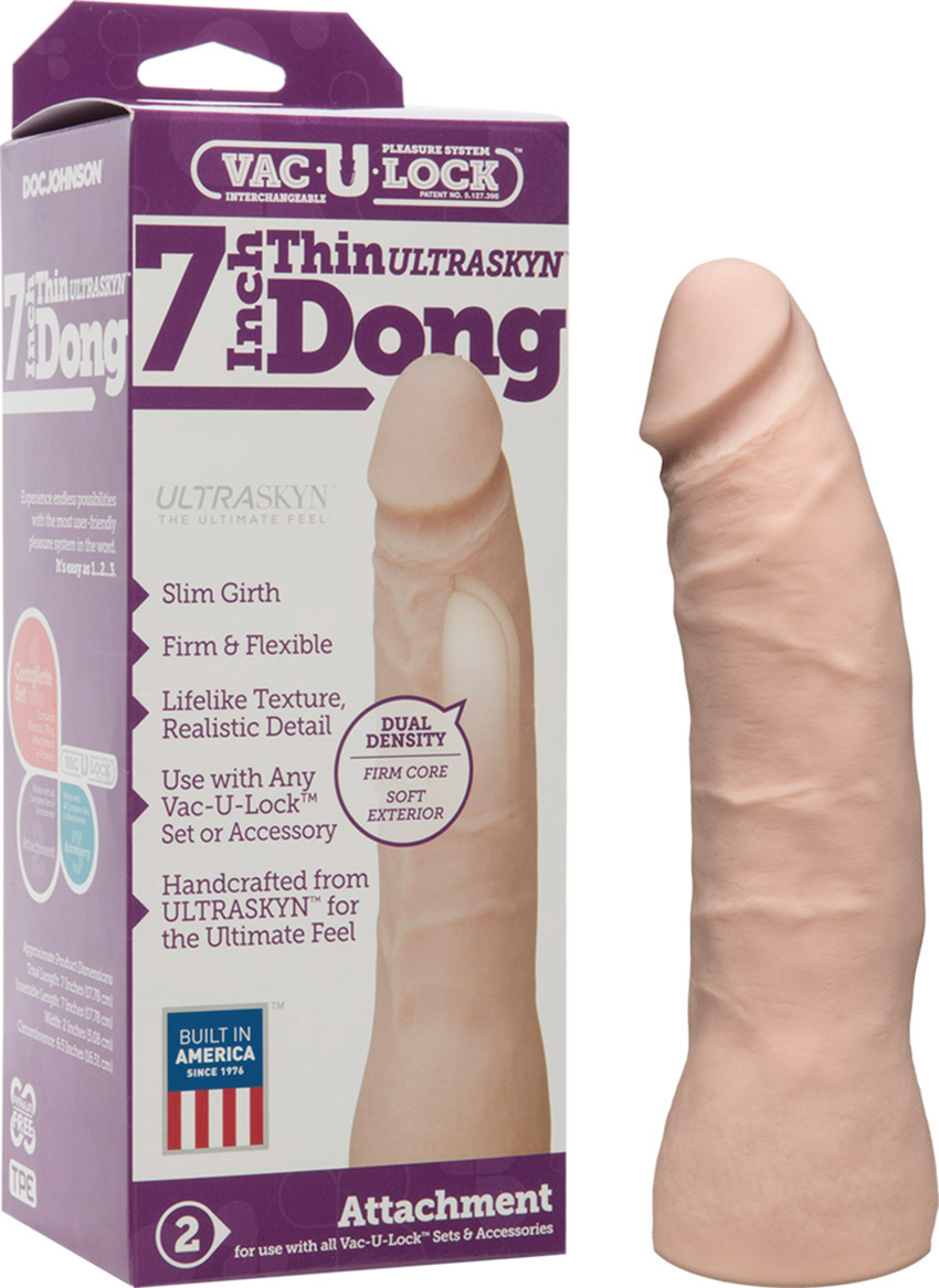 Doc Johnson Thin Dong UltraSkyn realistic dildo - 18 cm