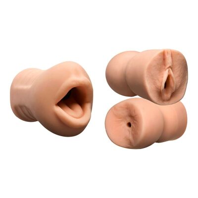 Sasha Grey Experience | Pack de masturbateurs (bouche, vagin et anus)
