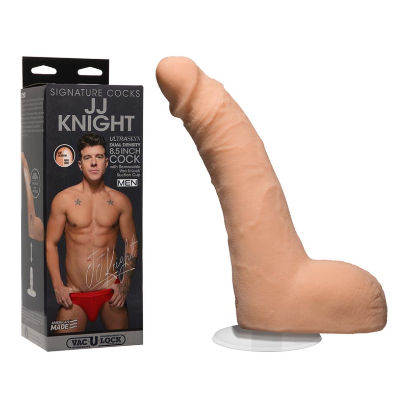 Doc Johnson JJ Knight Cock | Realistic dildo with suction cup.