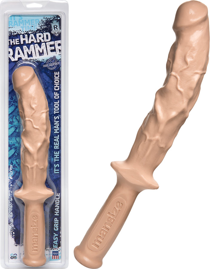 Doc Johnson The Hard Rammer realistic dildo with handle
