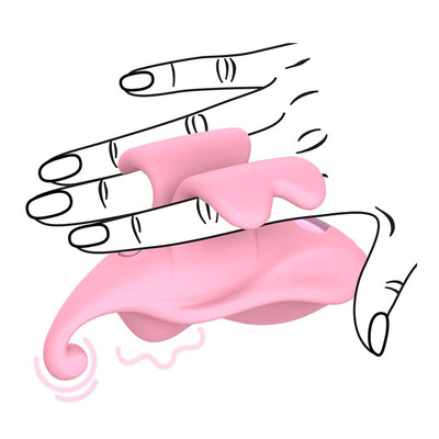 Loveline Dual Finger Vibrator | Doigt vibrant étanche