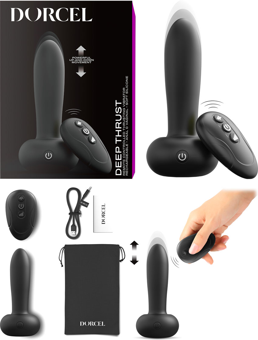 Dorcel Deep Thrust remote-controlled back-and-forth vibrator