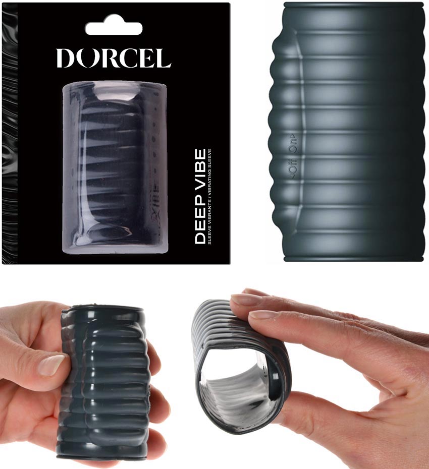 Marc Dorcel Deep Vibe vibrierende Penishülle - 35 mm