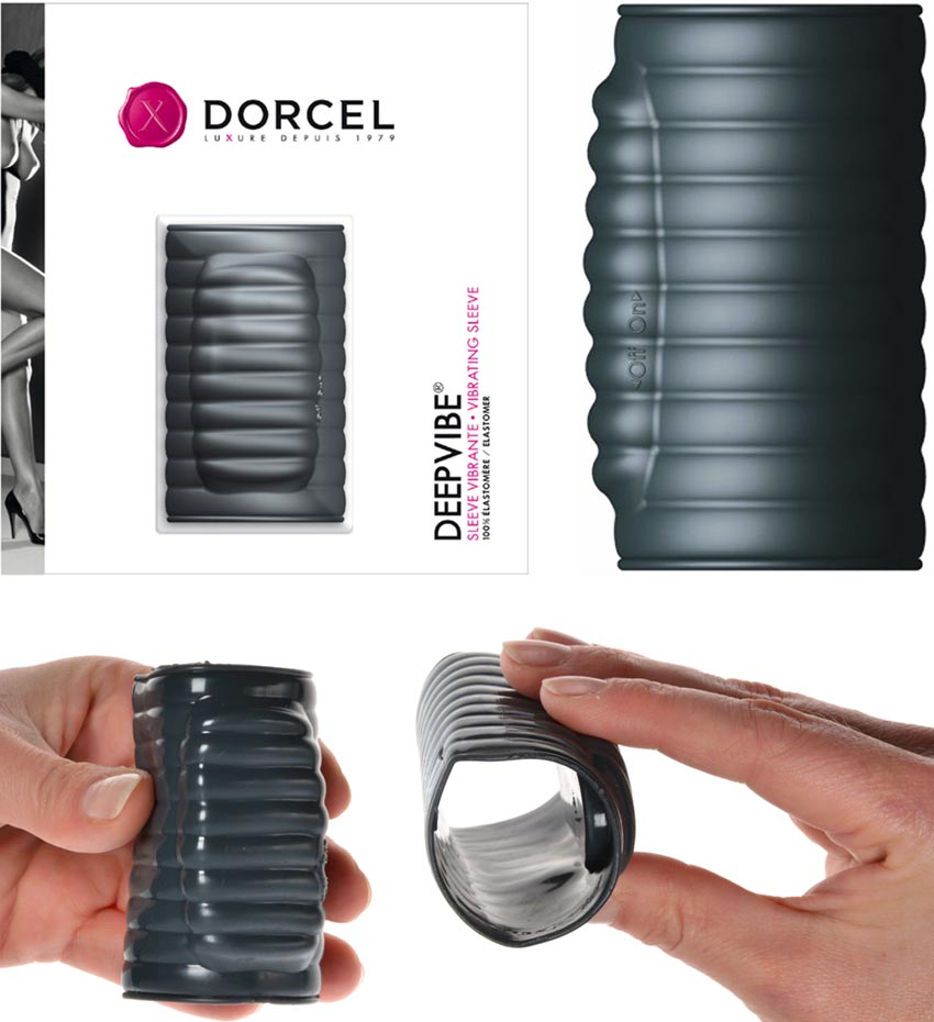 Marc Dorcel Deepvibe Vibrating Penis Sleeve - 35 mm