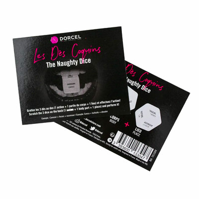 Dorcel Les Dés Coquins | Rubbelkarte (Französisch/Englisch)