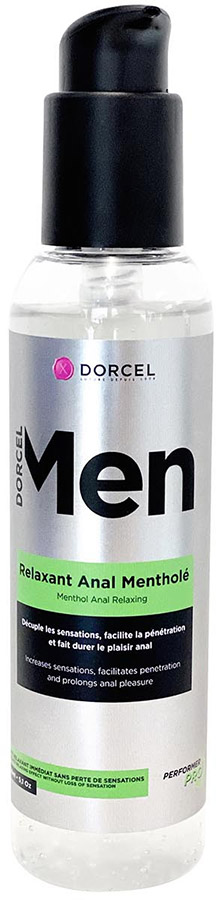 Lubrifiant relaxant anal mentholé Dorcel Men - 150 ml