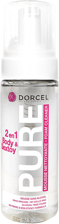 Schiuma detergente corpo e sex toy Dorcel PURE - 150 ml