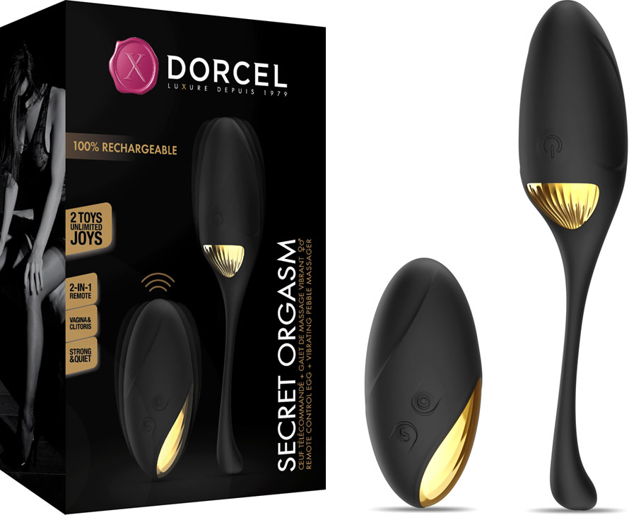 Dorcel Secret Orgasm vibrating egg with vibrating remote control