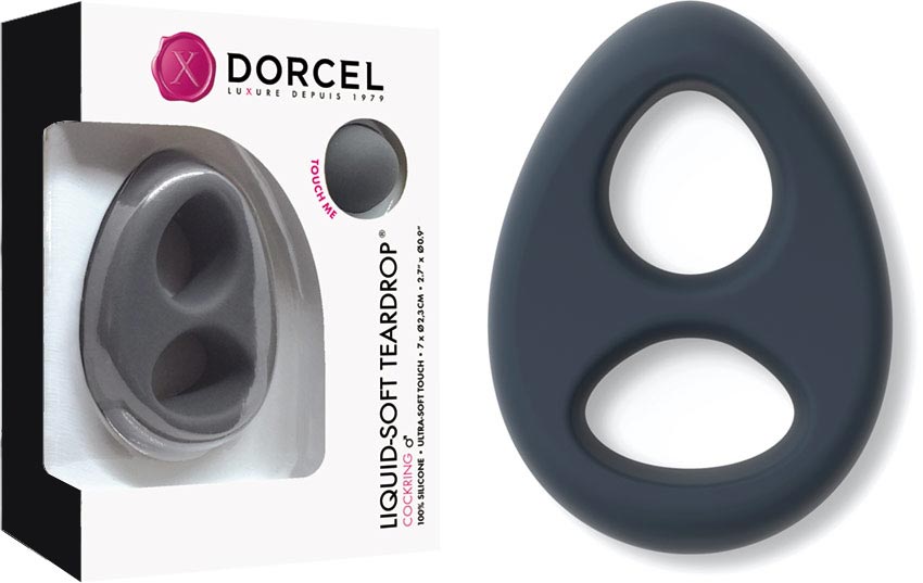 Dorcel Liquid-Soft Teardrop | Ultra soft double penis ring Dorcel Liquid-Soft Teardrop | Ultra soft double penis ring