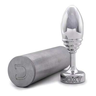 Doxy Ribbed Butt Plug | Analplug aus Aluminium | Gerippte Version