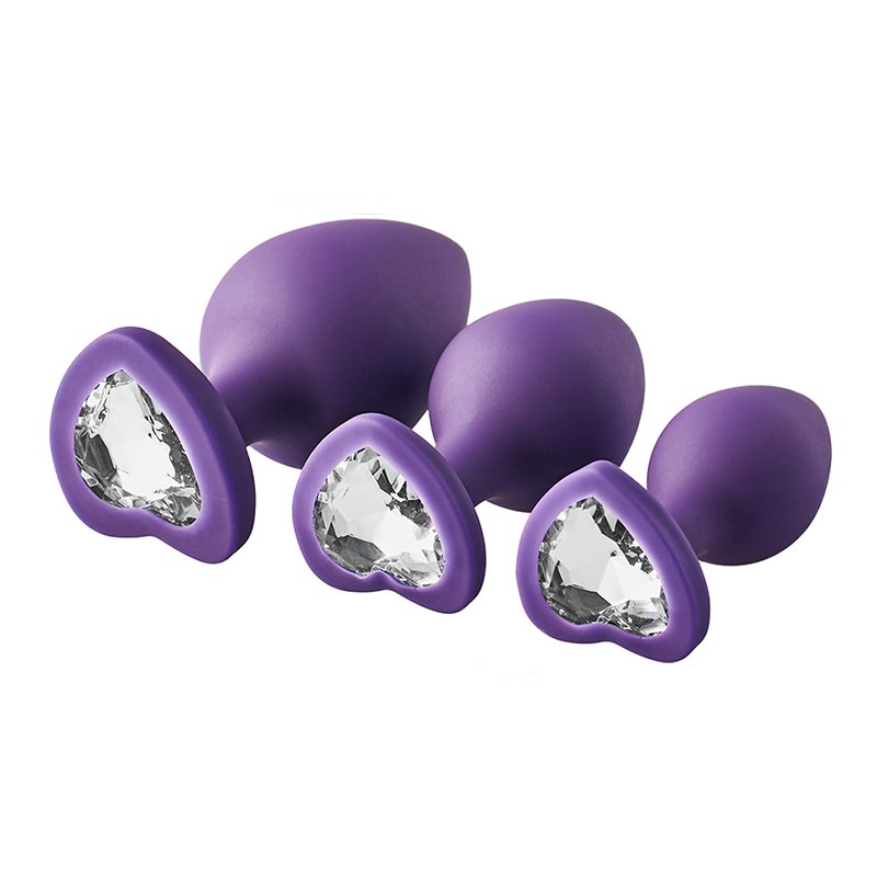 Dream Toys Flirts Anal Training Kit | Set de 3 plugs anaux | Violet Dream Toys Flirts Anal Training Kit | Set de 3 plugs anaux | Violet
