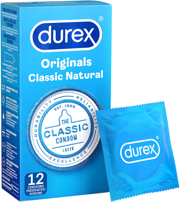 Durex Classic Natural (12 Kondome)