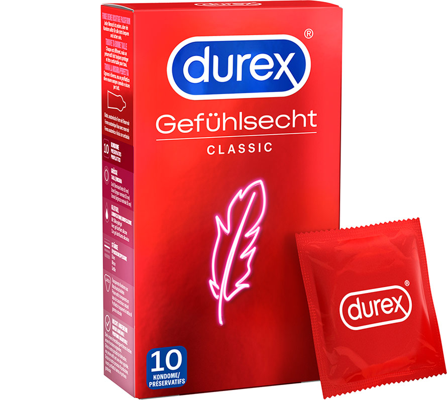 Durex Gefühlsecht Classic (10 Kondome)