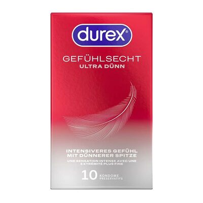 Durex Gefühlsecht Ultra | Préservatif ultra fin | Sensations intenses