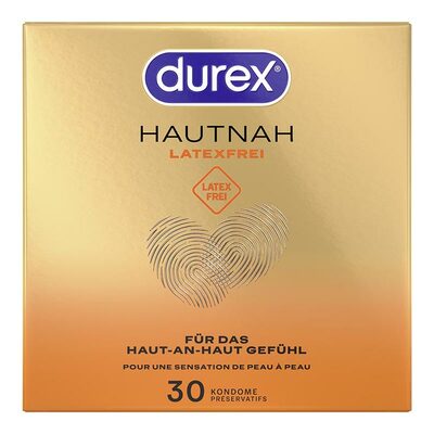 Durex Hautnah |&nbsp;Boîte de 30 préservatifs sans latex