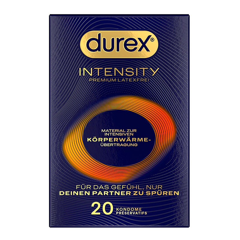 Durex Intensity - Préservatif sans latex ultra-fin (20 piéces)