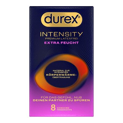 Durex Intensity |&nbsp;Préservatif ultra-fin & extra-lubrifié | 8 Pièces