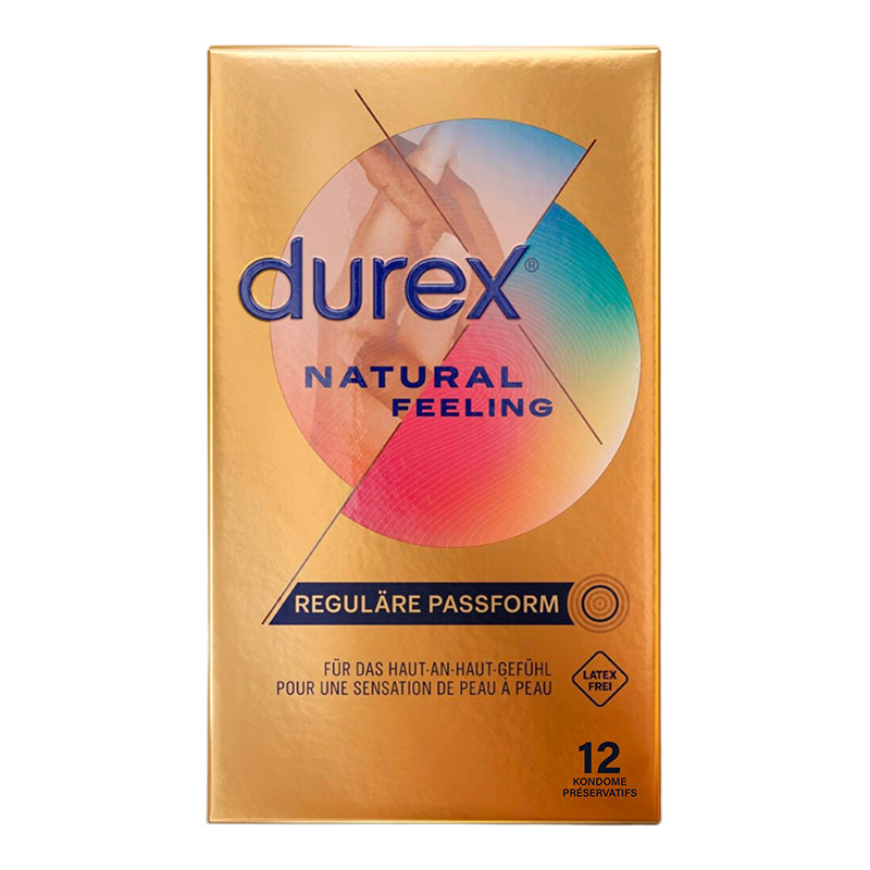 Durex Natural Feeling  Paquet de 8 préservatifs sans latex