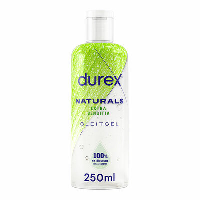 Durex Naturel (Naturals) | Lubrifiant intime 100% naturel | 250 ml