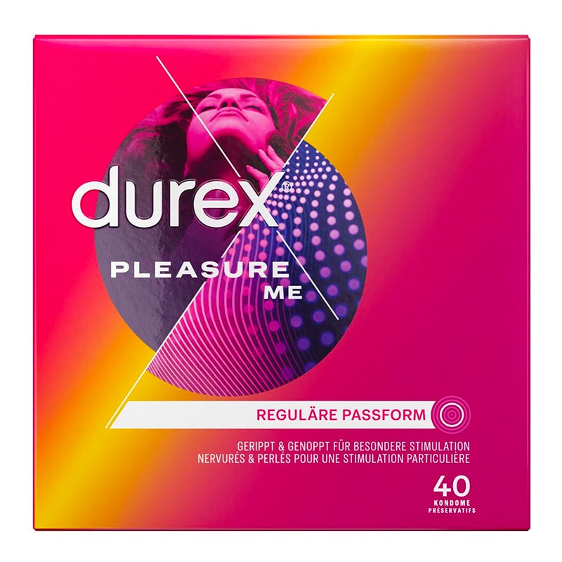 Durex Pleasure Me - Pleasuremax (40 Préservatifs)