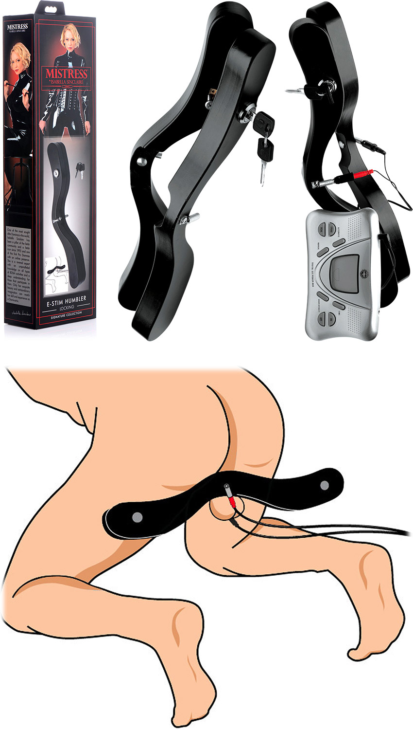 Pilori pour testicules Isabella Sinclaire E-Stim