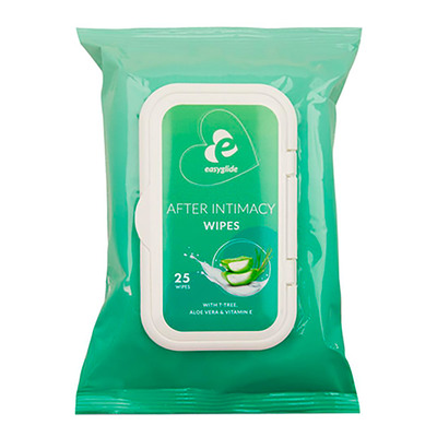 Easyglide | Feuchttücher für nach dem Intimverkehr | 25 Feuchttücher