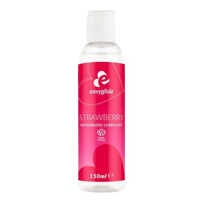 Easyglide Strawberry | Erdbeeraromatisiertes Gleitgel auf Wasserbasis