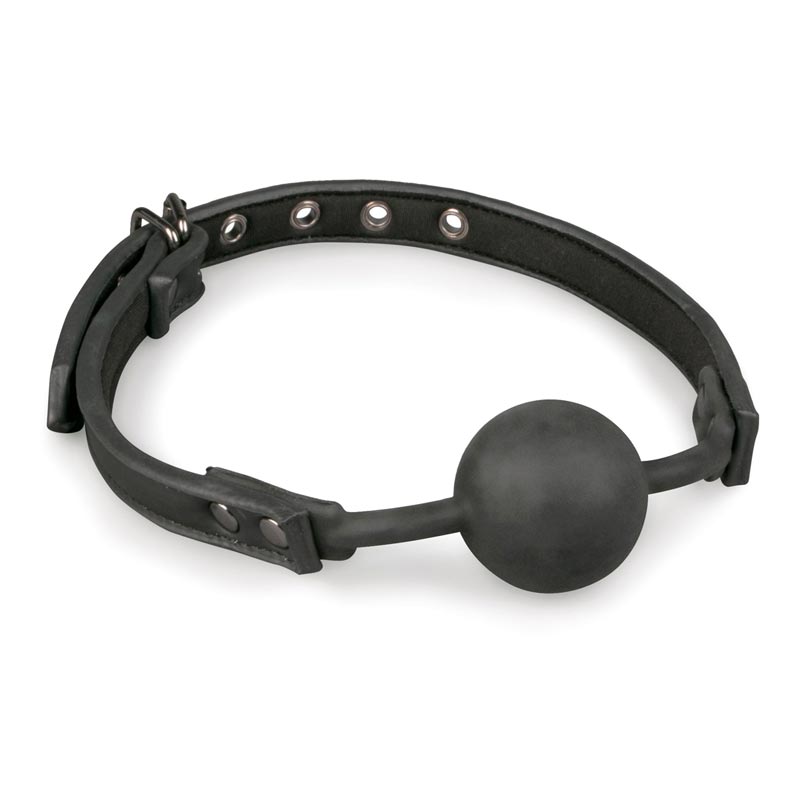 EasyToys Ballknebel aus Silikon - Schwarz