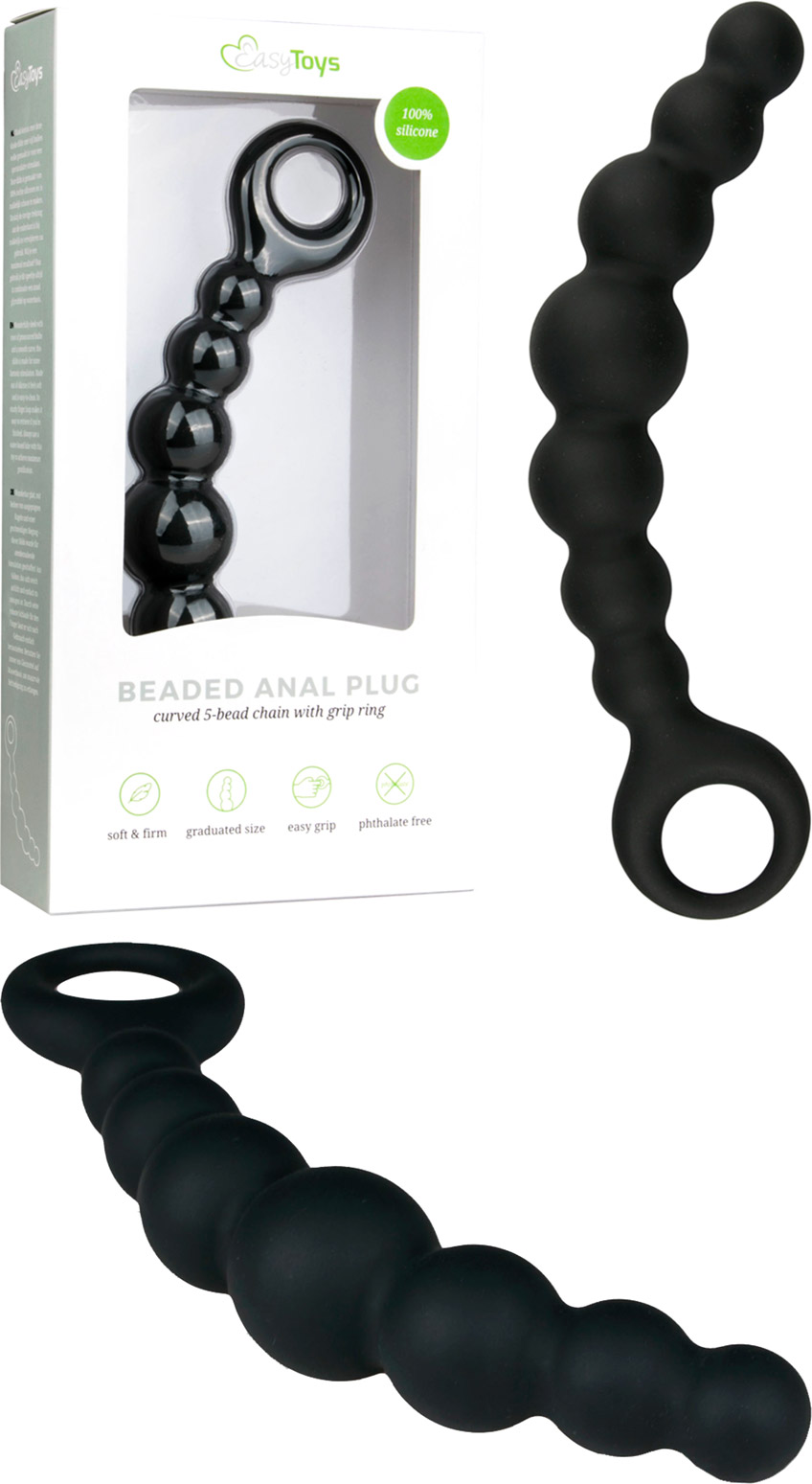 EasyToys Beaded silicone anal beads