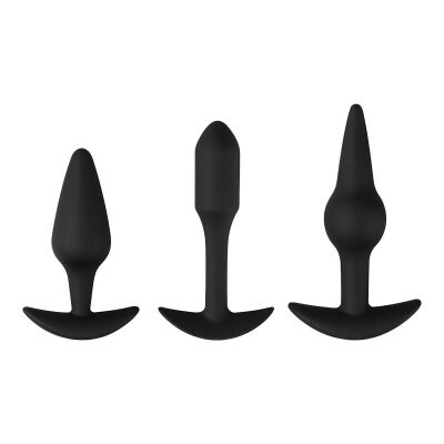 EasyToys Pleasure Kit | Set aus 3 Analplugs in verschiedenen Formen